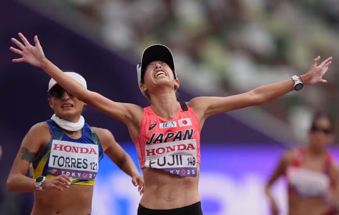 日本田径明星实力出众，力压对手夺冠