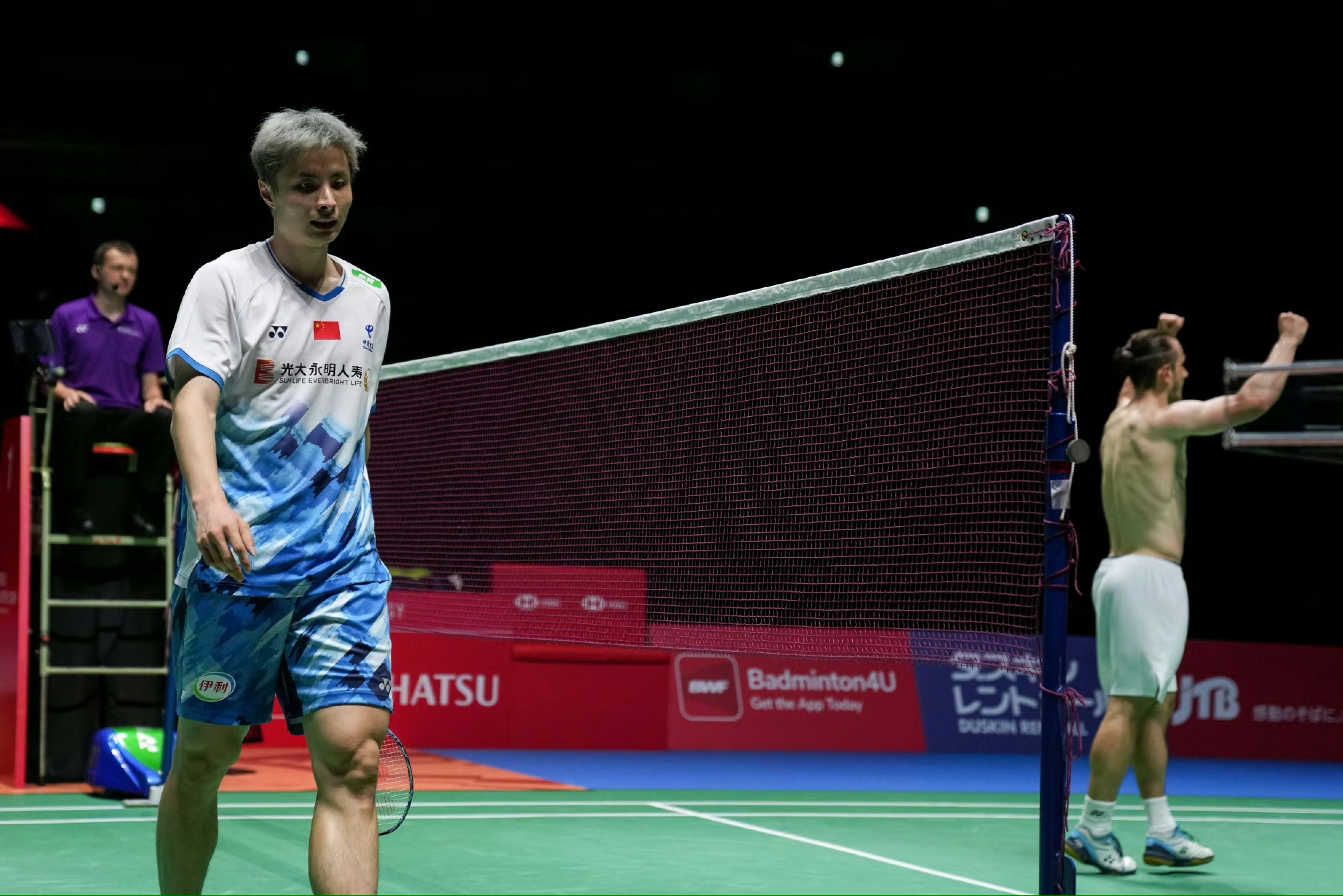 日本羽毛球队翻盘法国羽毛球队，李宗伟三分雨点燃全场的简单介绍